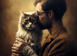 Любовь кошки и человека